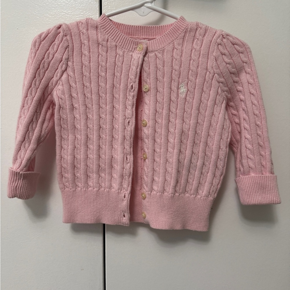 Ralph Lauren Soft Pink Knit Sweater